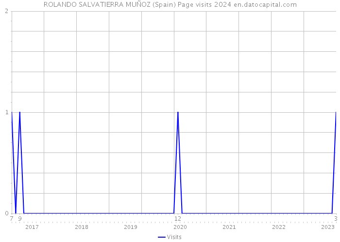 ROLANDO SALVATIERRA MUÑOZ (Spain) Page visits 2024 