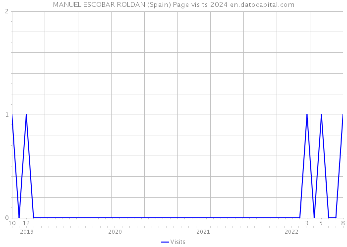 MANUEL ESCOBAR ROLDAN (Spain) Page visits 2024 