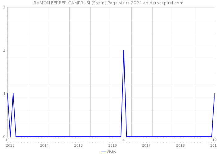RAMON FERRER CAMPRUBI (Spain) Page visits 2024 