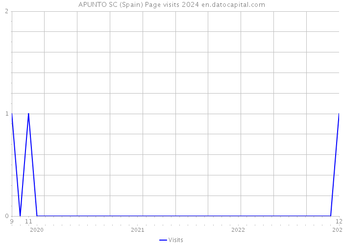 APUNTO SC (Spain) Page visits 2024 