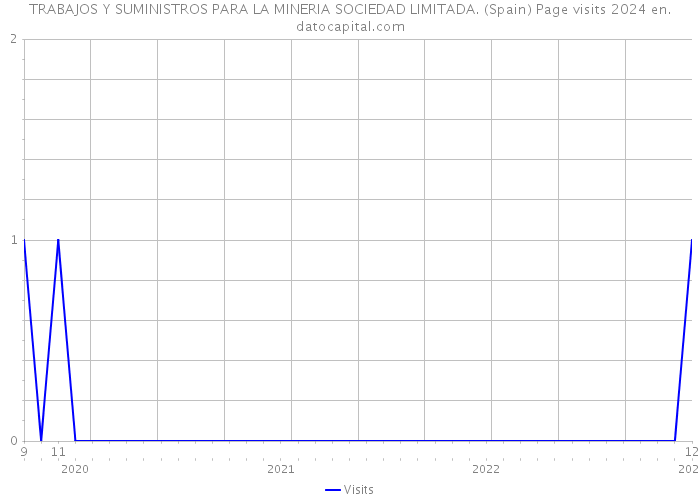 TRABAJOS Y SUMINISTROS PARA LA MINERIA SOCIEDAD LIMITADA. (Spain) Page visits 2024 