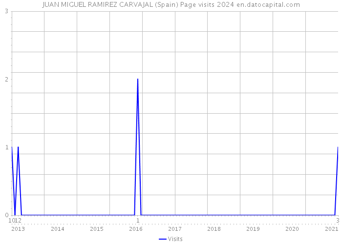 JUAN MIGUEL RAMIREZ CARVAJAL (Spain) Page visits 2024 