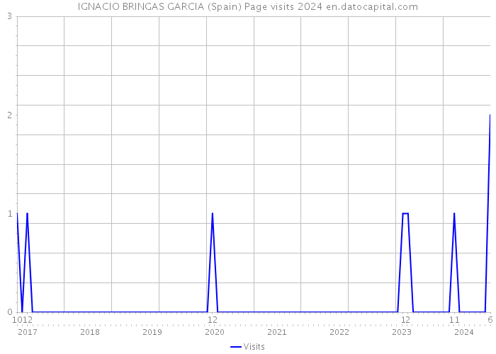 IGNACIO BRINGAS GARCIA (Spain) Page visits 2024 