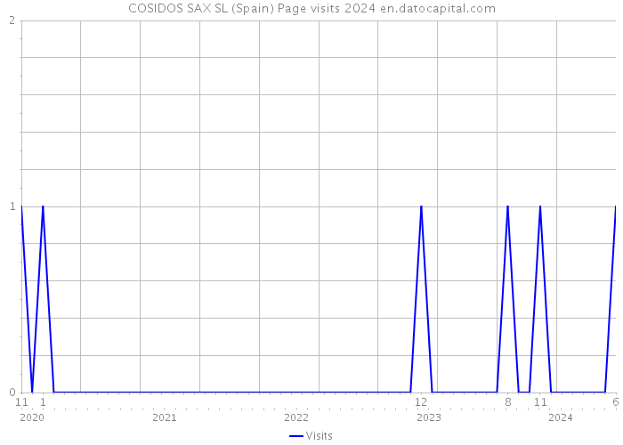COSIDOS SAX SL (Spain) Page visits 2024 