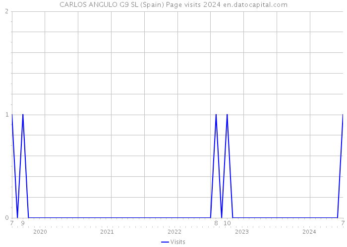CARLOS ANGULO G9 SL (Spain) Page visits 2024 