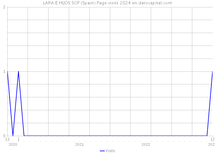 LARA E HIJOS SCP (Spain) Page visits 2024 