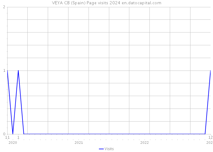 VEYA CB (Spain) Page visits 2024 