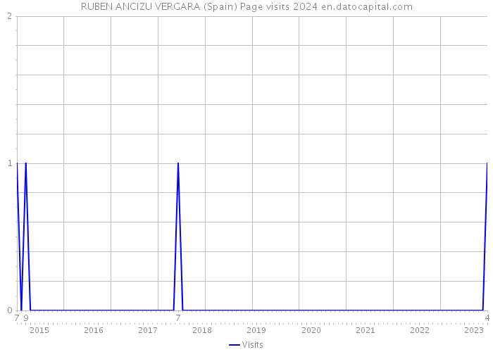 RUBEN ANCIZU VERGARA (Spain) Page visits 2024 