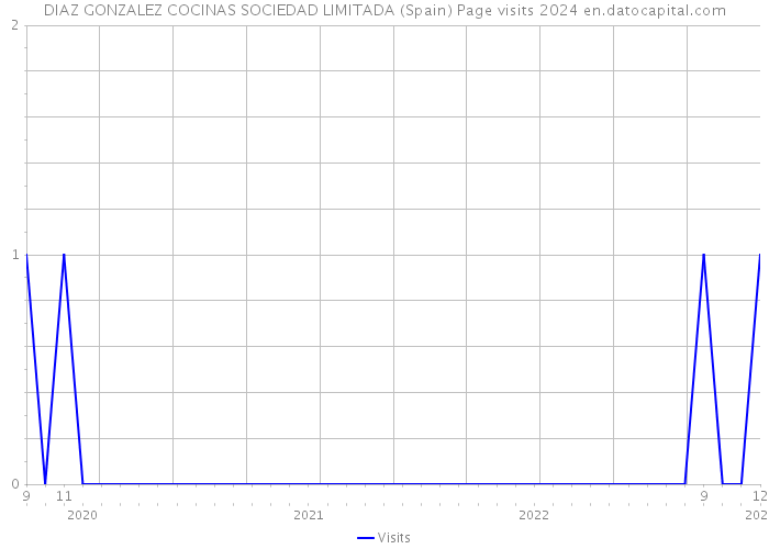 DIAZ GONZALEZ COCINAS SOCIEDAD LIMITADA (Spain) Page visits 2024 