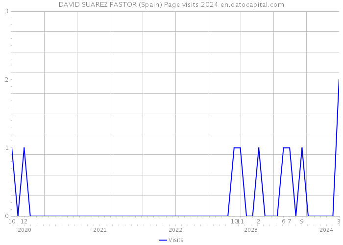 DAVID SUAREZ PASTOR (Spain) Page visits 2024 