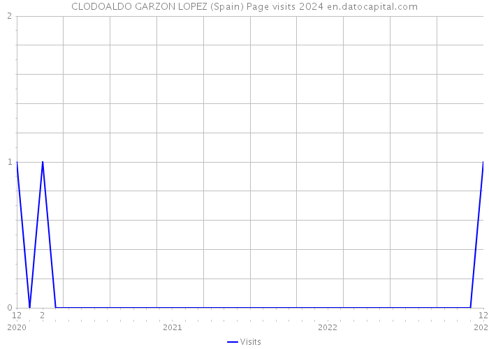 CLODOALDO GARZON LOPEZ (Spain) Page visits 2024 