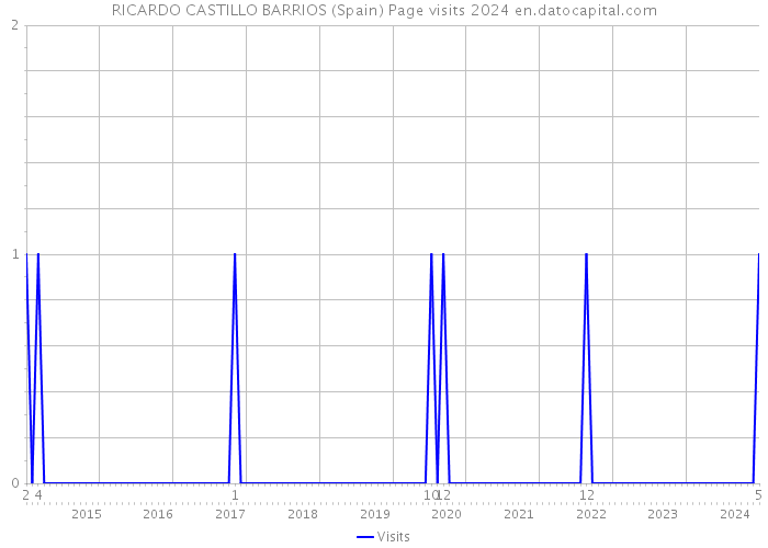 RICARDO CASTILLO BARRIOS (Spain) Page visits 2024 