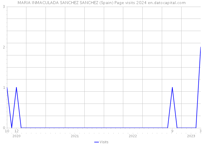 MARIA INMACULADA SANCHEZ SANCHEZ (Spain) Page visits 2024 