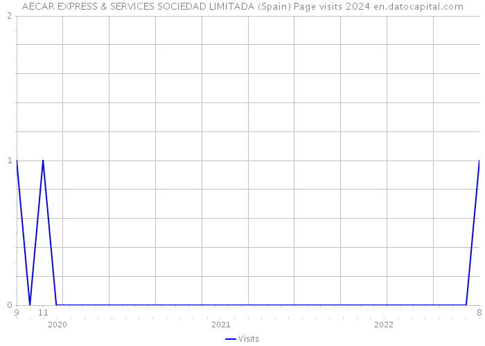 AECAR EXPRESS & SERVICES SOCIEDAD LIMITADA (Spain) Page visits 2024 