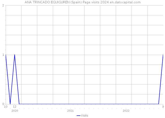 ANA TRINCADO EGUIGUREN (Spain) Page visits 2024 