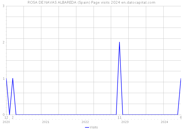 ROSA DE NAVAS ALBAREDA (Spain) Page visits 2024 