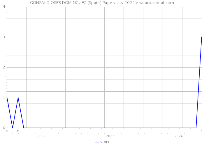 GONZALO OSES DOMINGUEZ (Spain) Page visits 2024 
