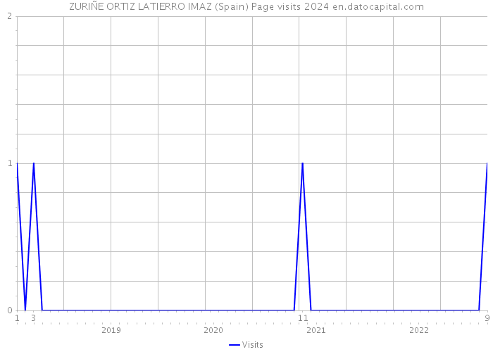 ZURIÑE ORTIZ LATIERRO IMAZ (Spain) Page visits 2024 