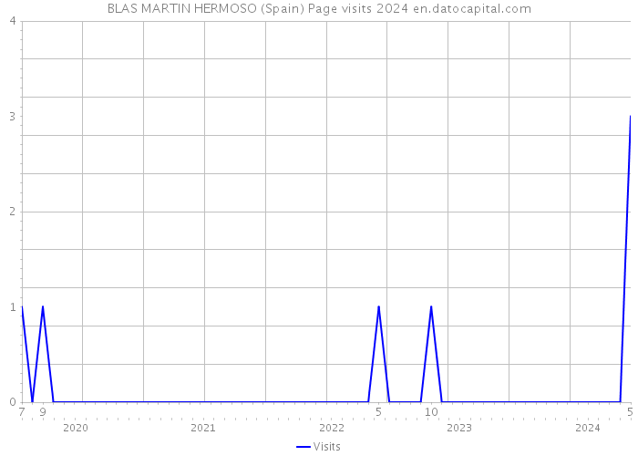 BLAS MARTIN HERMOSO (Spain) Page visits 2024 