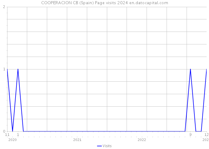 COOPERACION CB (Spain) Page visits 2024 