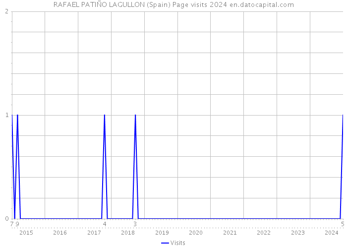 RAFAEL PATIÑO LAGULLON (Spain) Page visits 2024 