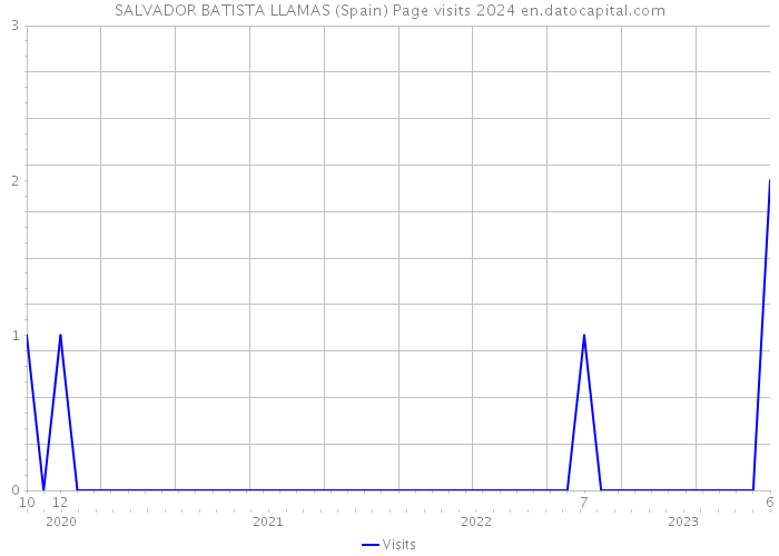 SALVADOR BATISTA LLAMAS (Spain) Page visits 2024 