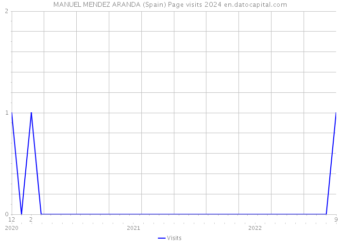 MANUEL MENDEZ ARANDA (Spain) Page visits 2024 