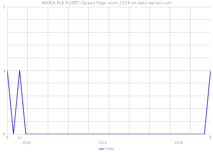 MARIA PLA ROSET (Spain) Page visits 2024 