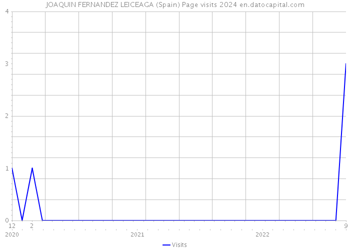 JOAQUIN FERNANDEZ LEICEAGA (Spain) Page visits 2024 