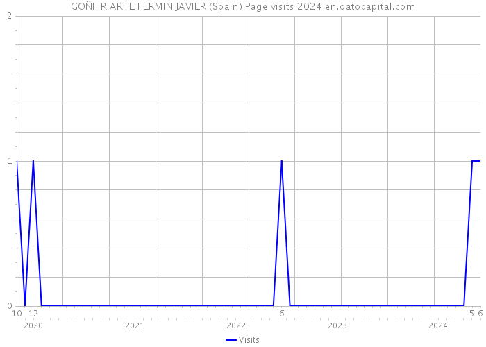 GOÑI IRIARTE FERMIN JAVIER (Spain) Page visits 2024 