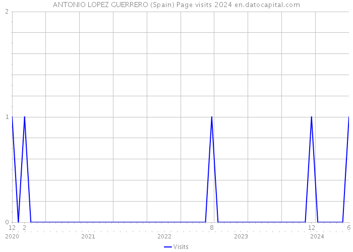 ANTONIO LOPEZ GUERRERO (Spain) Page visits 2024 
