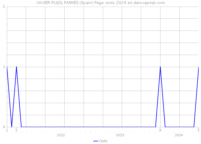 XAVIER PUJOL PAMIES (Spain) Page visits 2024 