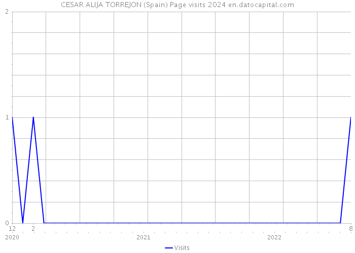 CESAR ALIJA TORREJON (Spain) Page visits 2024 
