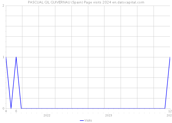 PASCUAL GIL GUIVERNAU (Spain) Page visits 2024 