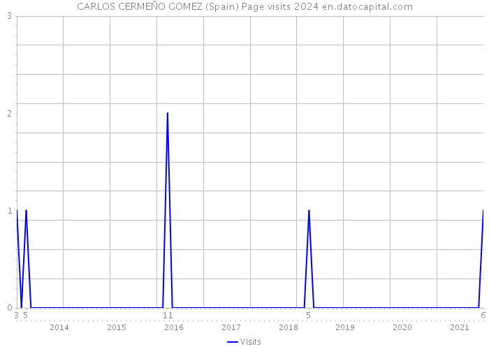 CARLOS CERMEÑO GOMEZ (Spain) Page visits 2024 