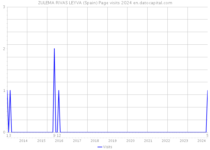 ZULEMA RIVAS LEYVA (Spain) Page visits 2024 