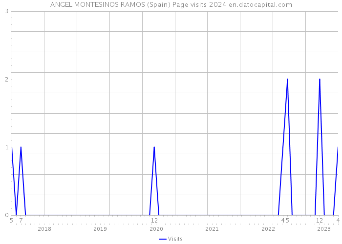 ANGEL MONTESINOS RAMOS (Spain) Page visits 2024 