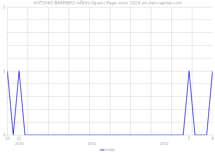ANTONIO BARREIRO AÑON (Spain) Page visits 2024 