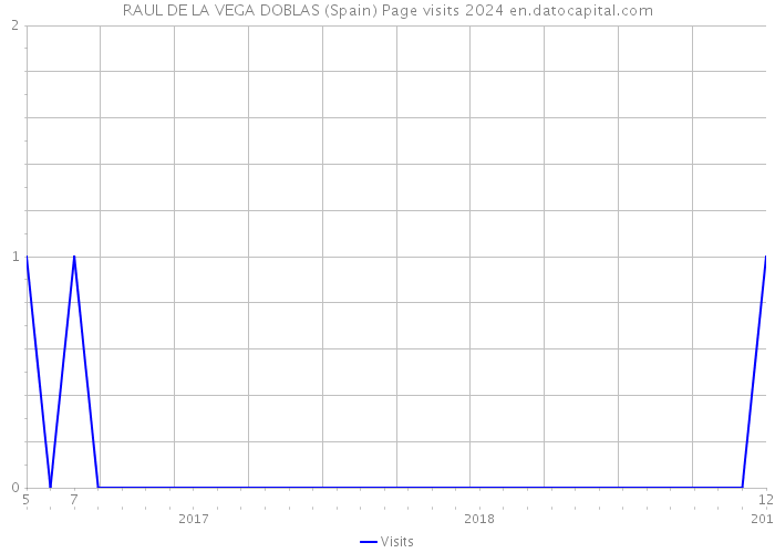 RAUL DE LA VEGA DOBLAS (Spain) Page visits 2024 