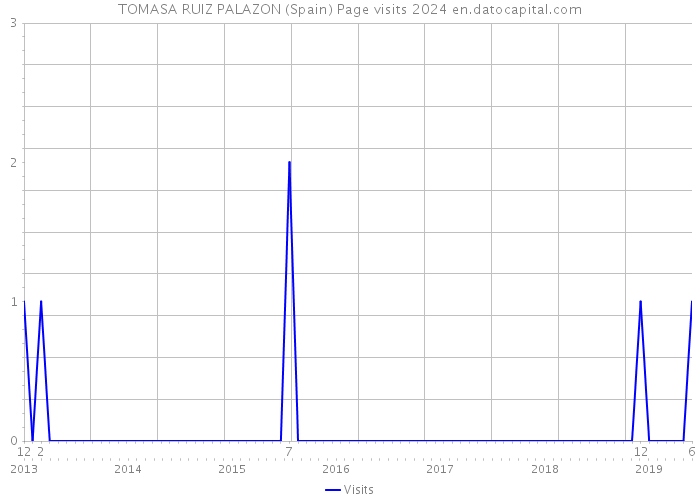 TOMASA RUIZ PALAZON (Spain) Page visits 2024 