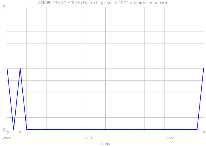 ANGEL PRADO ARIAS (Spain) Page visits 2024 