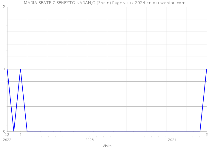 MARIA BEATRIZ BENEYTO NARANJO (Spain) Page visits 2024 