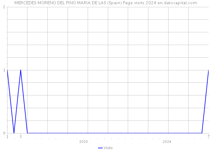 MERCEDES MORENO DEL PINO MARIA DE LAS (Spain) Page visits 2024 