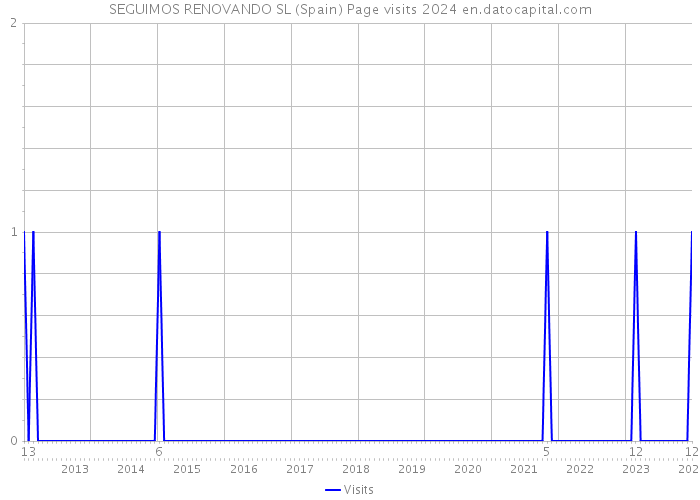 SEGUIMOS RENOVANDO SL (Spain) Page visits 2024 