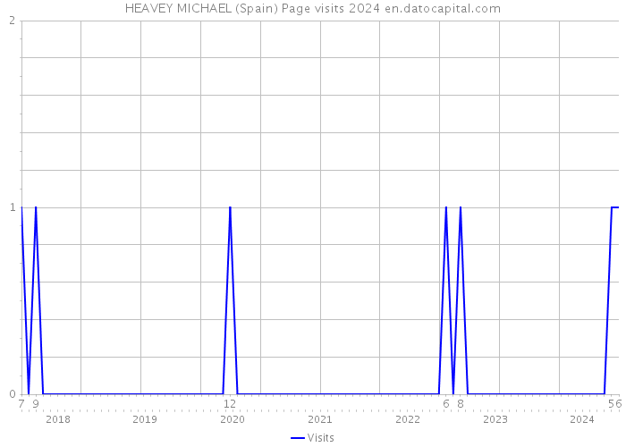 HEAVEY MICHAEL (Spain) Page visits 2024 