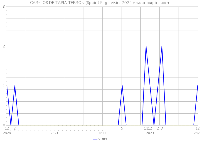 CAR-LOS DE TAPIA TERRON (Spain) Page visits 2024 