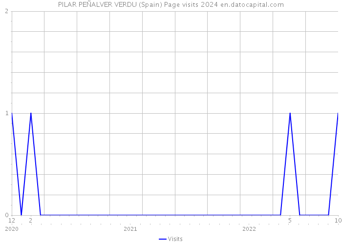 PILAR PEÑALVER VERDU (Spain) Page visits 2024 