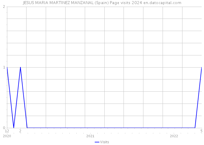 JESUS MARIA MARTINEZ MANZANAL (Spain) Page visits 2024 