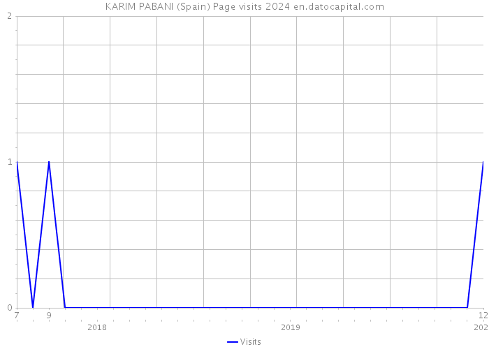 KARIM PABANI (Spain) Page visits 2024 
