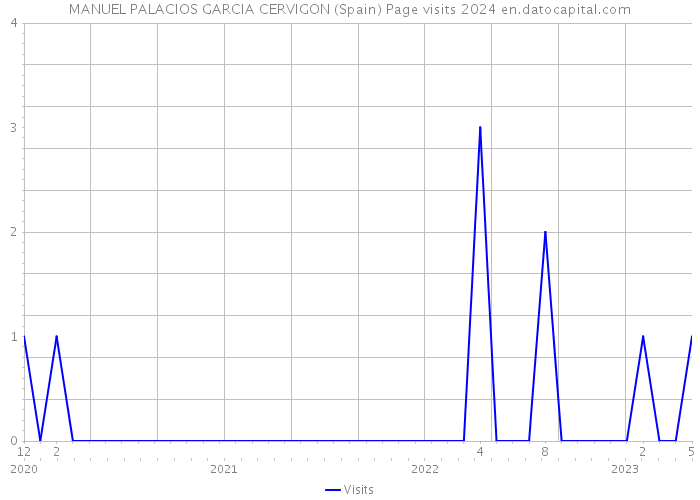 MANUEL PALACIOS GARCIA CERVIGON (Spain) Page visits 2024 